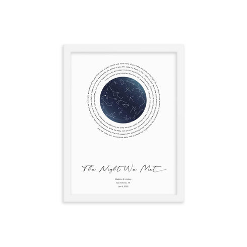 Custom Song Lyrics Star Maps